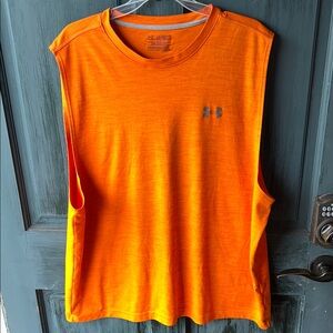 Under Armour Men's Bright Orange Tank Top